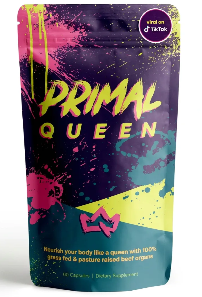 Primal Queen beef organ supplement bottle